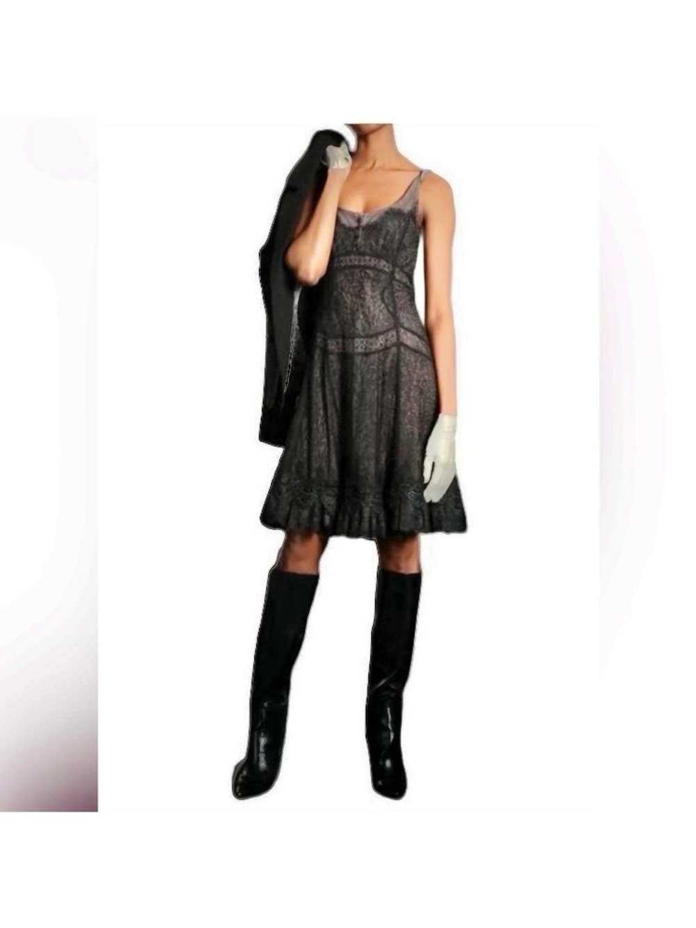 Byron Lars Black infinity Effect option Dress NWT SZ 2